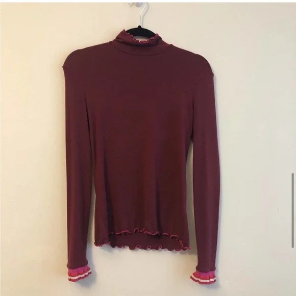 SPLENDID X Margherita Dolce Vita Ruffle Turtleneck - Picture 7 of 12